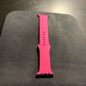 Apple Watch 42mm Pink Silicone Sports Band
